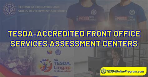 how to check tesda accredited training center|Assessment Centers .